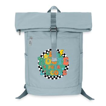 On the way to school back to school gift - Laptop Backpack - ice blue - Front