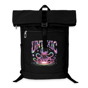 Ungiftiger kosmischer Außerirdischer - Laptop-Rucksack  - Schwarz - Vorne