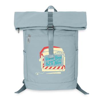 Tech Santa Claus AI Humor Sarcastic Gift - Laptop Backpack - ice blue - Front