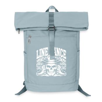Line Dance Skull Cowboy - Laptop Backpack - ice blue - Front