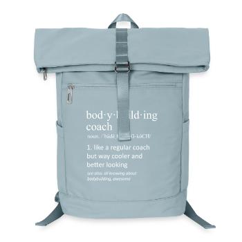 Bodybuilding Coach Definition Funny Gym Fitness - Laptop Backpack - ice blue - Front