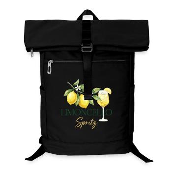 Limoncello Spritz – Sommer Drink Zitronen Design - Laptop-Rucksack  - Schwarz - Vorne
