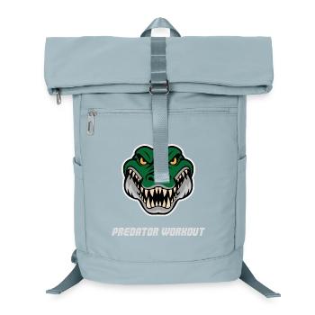 Crocodile Workout – Hard Training & Combat Sports  - Laptop Backpack - ice blue - Front