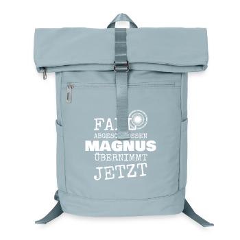 Geschenk für Magnus - Laptop-Rucksack  - Eisblau - Vorne
