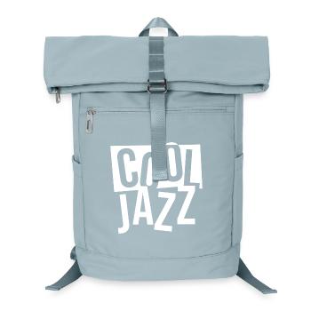 Bold Jazz Typografie-Stapel - Laptop-Rucksack  - Eisblau - Vorne