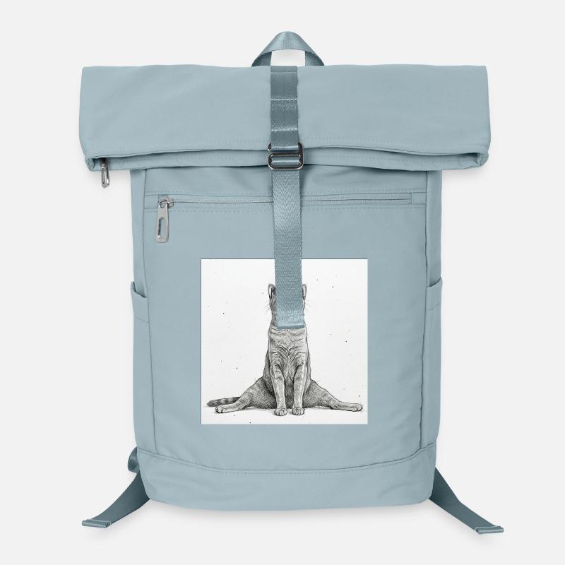 Séparations de yoga pour chats cool Sac à dos ordinateur