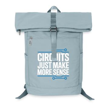 Circuits make technology more meaningful - Laptop Backpack - ice blue - Front