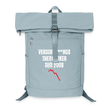 Verschwörungstheoretiker Wirtschaft - Laptop-Rucksack  - Eisblau - Vorne