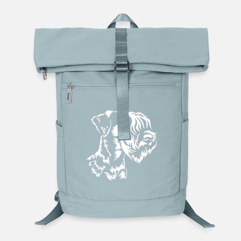 Cesky Terrier Head "Black Edition" Laptop Backpack