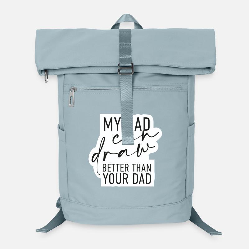 Mon père dessine mieux que ton père Sac à dos ordinateur