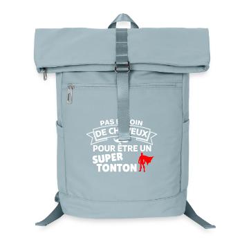 Humour Capes Super Tonton Cheveux - Sac à dos ordinateur - bleu glacier - Devant
