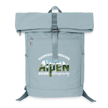 Alpenüberquerung 2026 Garmisch Gardasee Wandern - Laptop-Rucksack  - Eisblau - Vorne