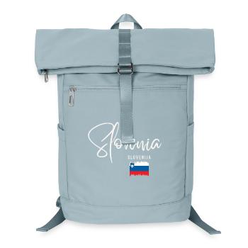 Made in Slovenia, slowenischer Stolz - Laptop-Rucksack  - Eisblau - Vorne