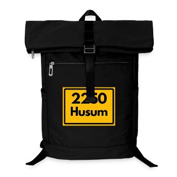 ANCIEN CODE POSTAL RETRO 2250 HUSUM – NORDSEE - Sac à dos ordinateur - noir - Devant