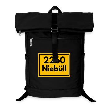 ANCIEN CODE POSTAL RÉTRO 2260 NIEBÜLL – MER DU NORD - Sac à dos ordinateur - noir - Devant