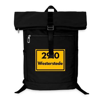 ANCIEN CODE POSTAL RETRO 2910 WESTERSTEDE - Sac à dos ordinateur - noir - Devant