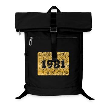 1981 - Laptop-Rucksack  - Schwarz - Vorne