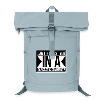 Can I Interest You In A Sarcastic Comment Lustig - Laptop-Rucksack  - Eisblau - Vorne