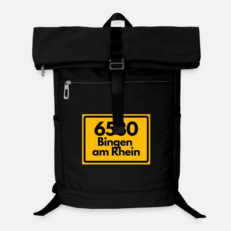 ALTE POSTLEITZAHL PLZ RETRO 6530 BINGEN AM RHEIN Laptop-Rucksack 
