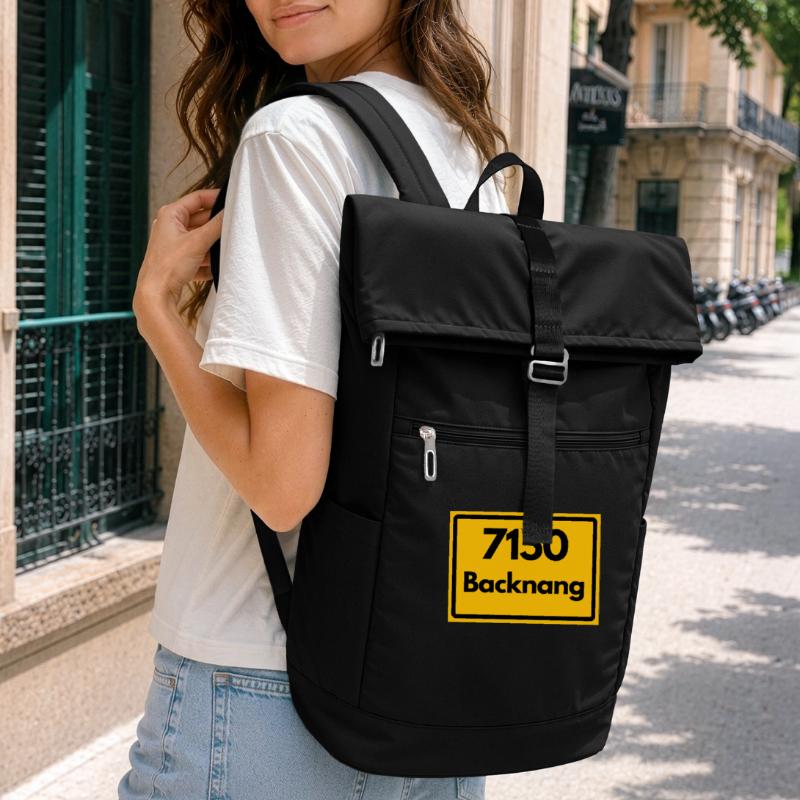 OLD POSTCODE POSTCODE RETRO 7150 BACKNANG HEIMAT Laptop Backpack