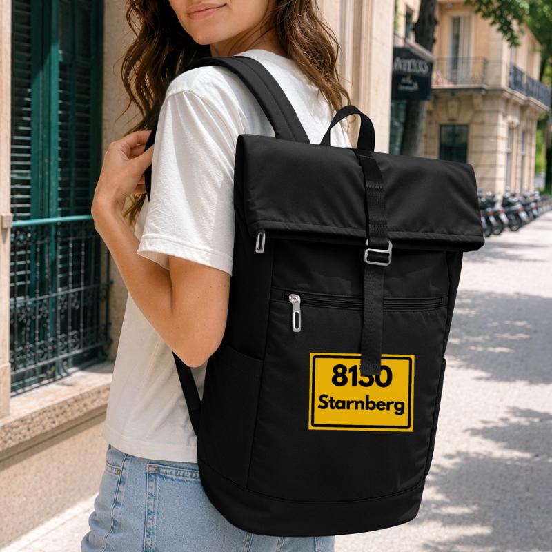 OLD POSTCODE POSTCODE RETRO 8130 STARNBERG HEIMAT Laptop Backpack