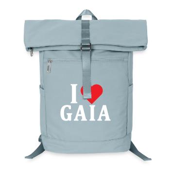 t-shirt J’aime Gaia idée cadeau t-shirt - Sac à dos ordinateur - bleu glacier - Devant