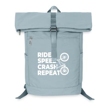 cyclisme, chute, répétition - Sac à dos ordinateur - bleu glacier - Devant