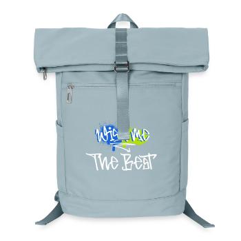 Wish me the Best motivation message - Sac à dos ordinateur - bleu glacier - Devant