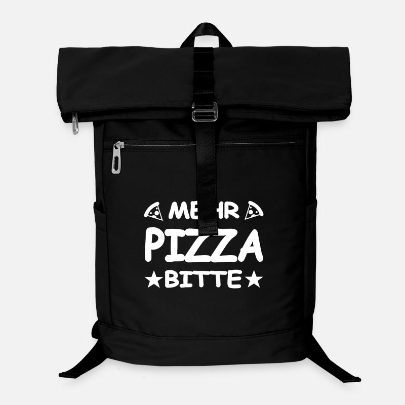 Pizza - Sac à dos ordinateur - noir