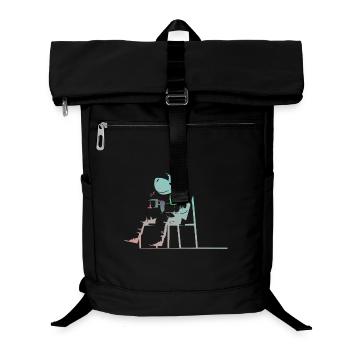 astronaute - Sac à dos ordinateur - noir - Devant