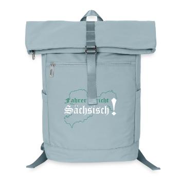 sächsisch lkw fahrer - Laptop-Rucksack  - Eisblau - Vorne