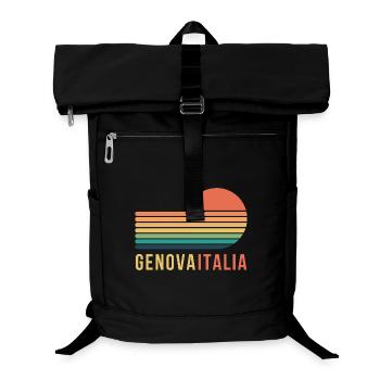 Gênes, Italie - Sac à dos ordinateur - noir - Devant