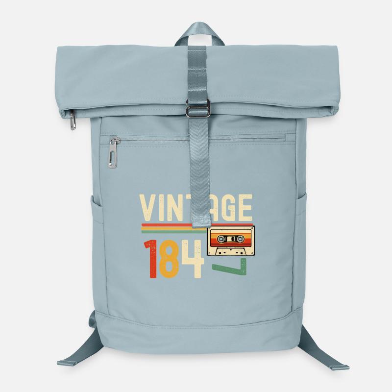 Vintage 84er Kassette Retro Laptop-Rucksack 