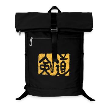 Kendo VINTAGE Stamp - Laptop Backpack - black - Front