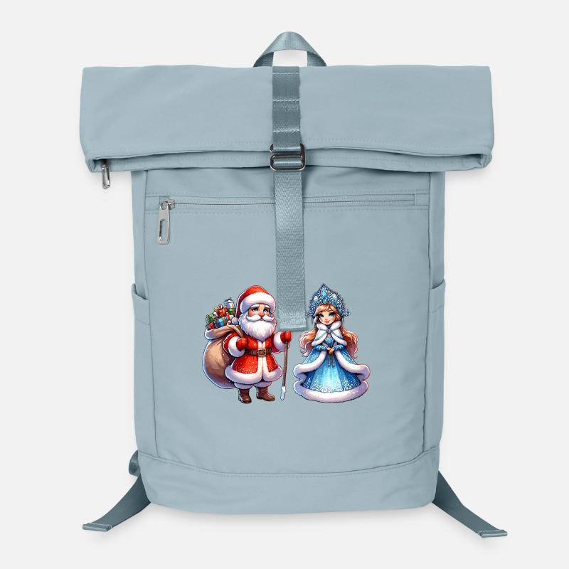 Ded Moroz Snegurochka, Russian Santa Claus Laptop Backpack