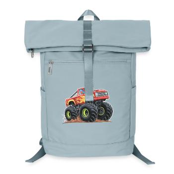 Monstertruck-Wahnsinn - Laptop-Rucksack  - Eisblau - Vorne