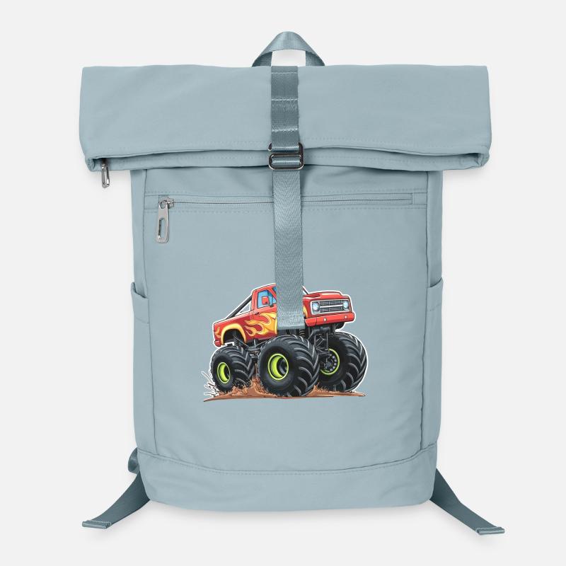 Monstertruck-Wahnsinn Laptop-Rucksack 