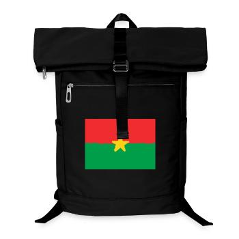 Flag of Burkina Faso - Laptop Backpack - black - Front