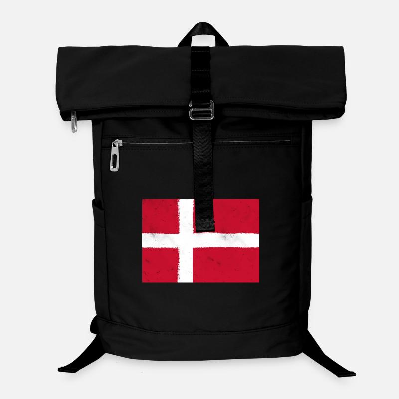 Drapeau du Danemark – couleurs nationales du Danemark Sac à dos ordinateur