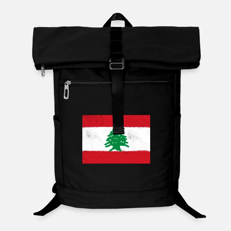 Drapeau du Liban Sac à dos ordinateur