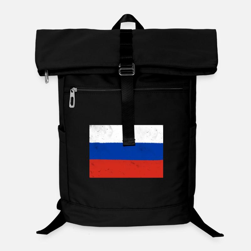 Drapeau de la Russie Sac à dos ordinateur