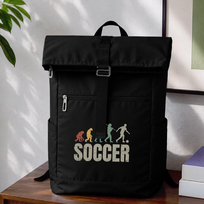 Fußball Evolution | Soccer Evolution Laptop-Rucksack 