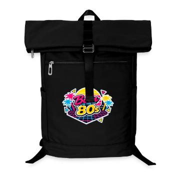 Né dans les années 80 Neon - Sac à dos ordinateur - noir - Devant