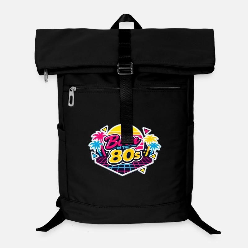 Born in the 80s Neon Laptop Backpack