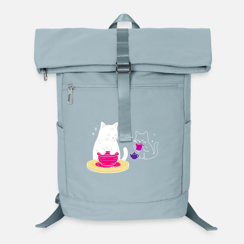 Artisan Cat Life – From Wheel to Tea Laptop Backpack