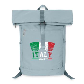 Italy 2026 Rome Colosseum Sunglasses - Laptop Backpack - ice blue - Front