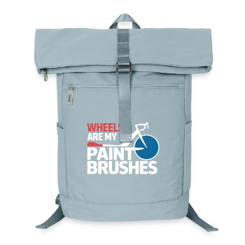 Professional Bicycle Acrobatics Performance Art  - Laptop Backpack - ice blue - Front