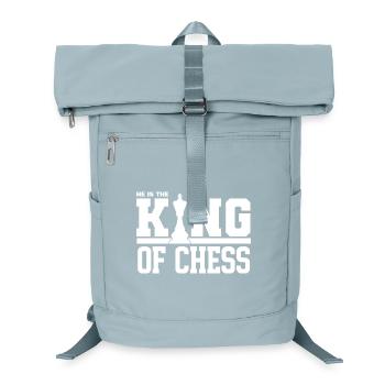 Il est le roi du jeu d’échecs - König von Schach - Sac à dos ordinateur - bleu glacier - Devant