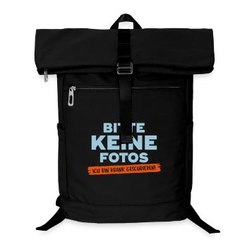Festival / Urlaub Fotos Krank schreiben - Laptop-Rucksack  - Schwarz - Vorne