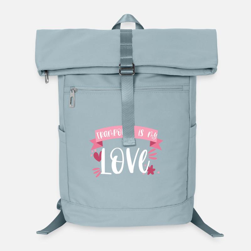 Trampolin Springen Sport Hobby Springerin Geschenk Laptop-Rucksack 